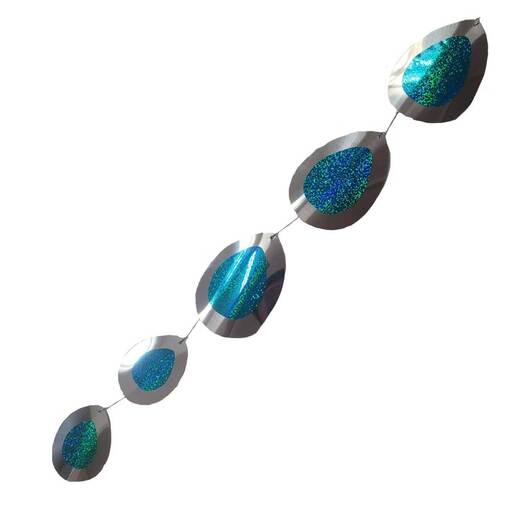 Lake Shore Tackle Huge Lake Trolling Lure - Gold/Silver Shattered Glass