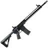 Lantac N-15 Raven Straight Pull 5.56mm NATO 18in Black Semi Automatic Modern Sporting Rifle - 30+1 Rounds - Black
