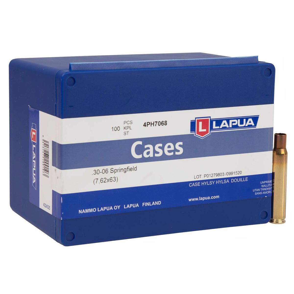 Lapua 30-06 Springfield Rifle Reloading Brass - 100 Count Lapua 30-06 Springfield Rifle Reloading Brass - 100 Count