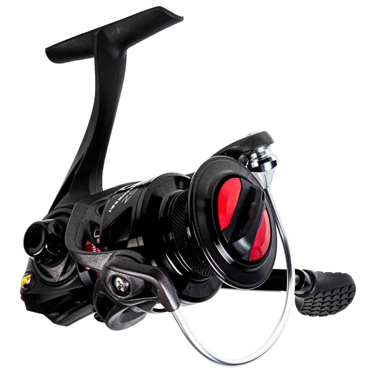 Lew's Laser Sz Speed Spin Spinning Reel - Black/Red 30 by Sportsman's Warehouse