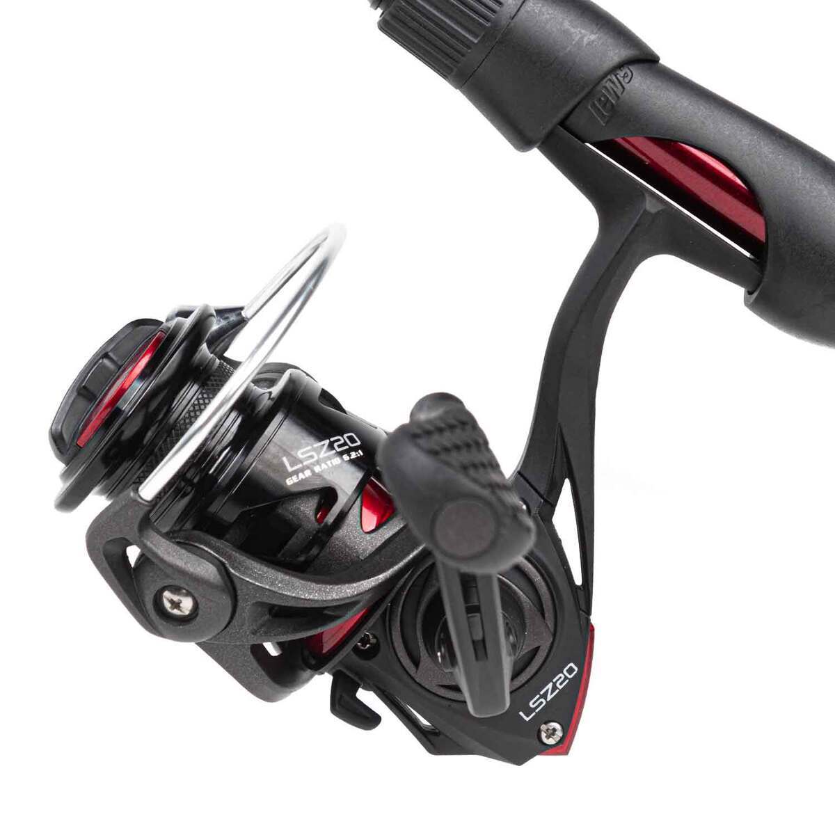 Lew's Laser SZ Spinning Combo - 6ft 6in, Medium Power, 2pc - Red Lew's Laser SZ Spinning Combo - 6ft 6in, Medium Power, 2pc - Red