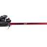 Lew's Laser SZ Spinning Rod and Reel Combo - 6ft 6in, Medium Power, 2pc - Red