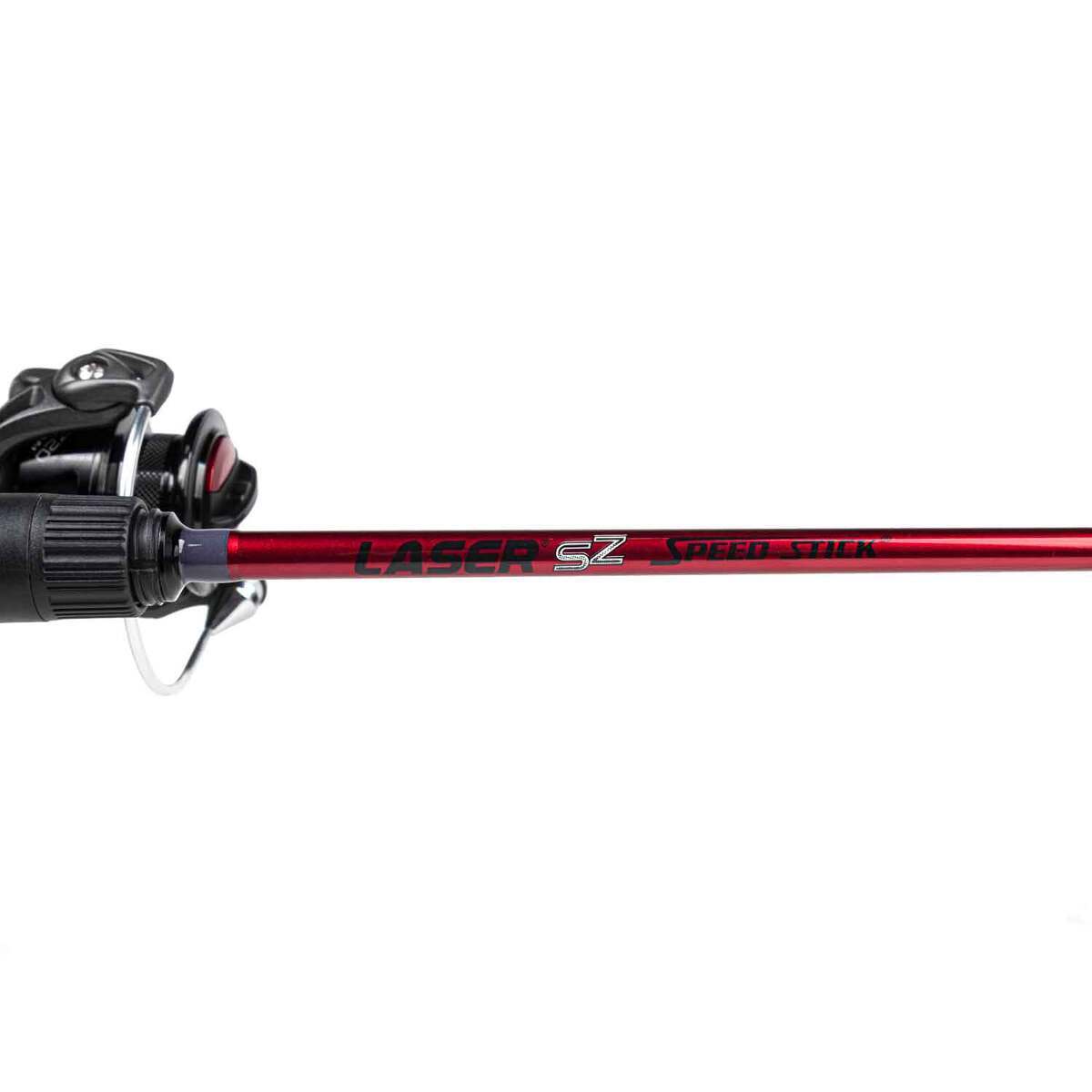 Lew's Laser SZ Spinning Combo - 6ft 6in, Medium Power, 2pc - Red Lew's Laser SZ Spinning Combo - 6ft 6in, Medium Power, 2pc - Red