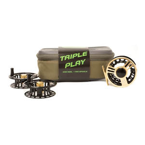 Cheeky Launch 350 Triple Play Fly Reel and Spool Bundle