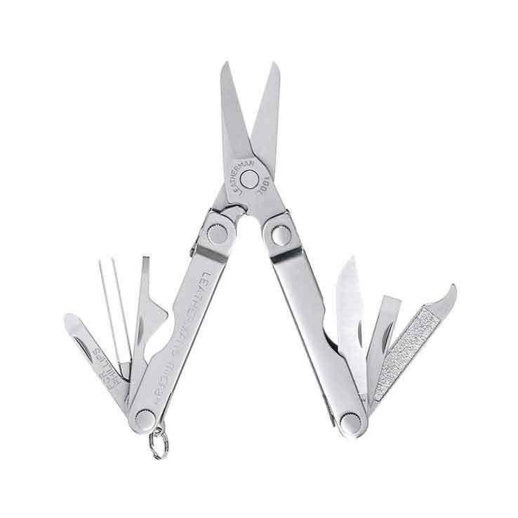 Leatherman Micra Keychain Multi Tool - Silver - Silver Leatherman Micra Keychain Multi Tool - Silver - Silver