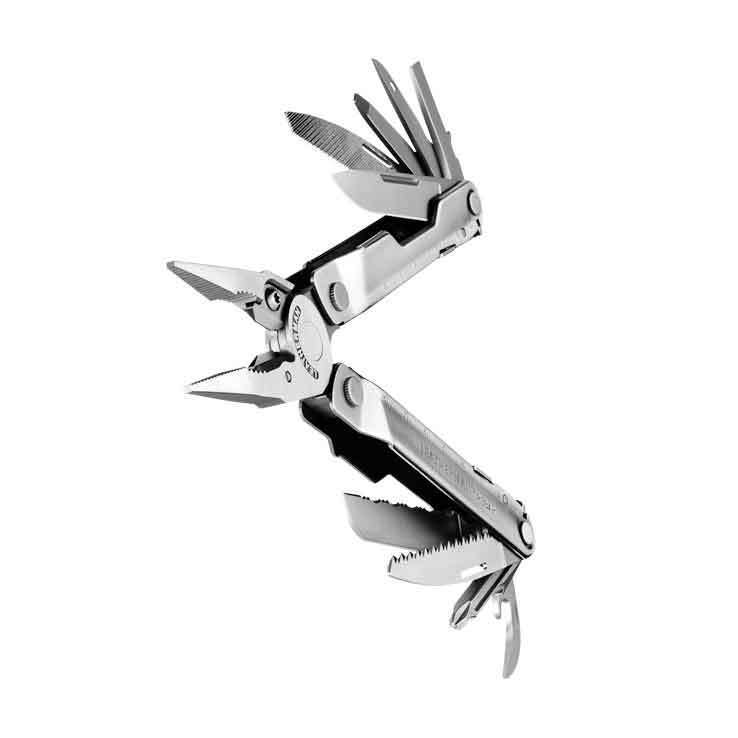 Leatherman Rebar Multi Tool with Nylon Sheath - Stainless Steel Leatherman Rebar Multi Tool with Nylon Sheath - Stainless Steel