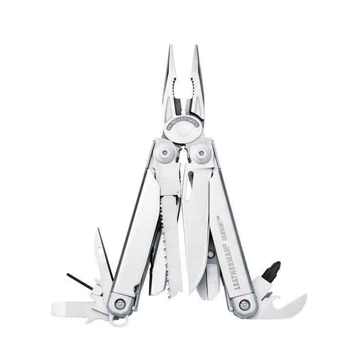 Leatherman - Crunch Silver avec étui en nylon Leatherman - Crunch Silver avec étui en nylon