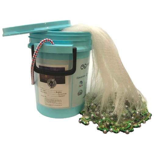 Lee Fisher Sports Humpback BallyHoo Cast Net - Clear 8