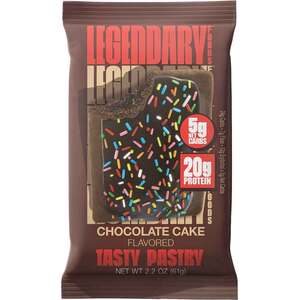 Legendary Foods Tasty Pastry Chocolate Cake Style Pastry - 1 Serving