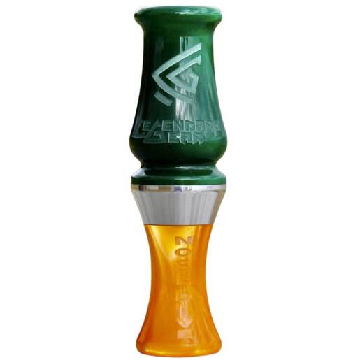 Legendary Gear Nose Dive Acrylic Duck Call - Green/Orange - Green