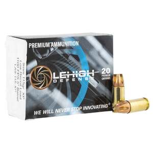 Lehigh Defense 9mm Luger 115gr FTM Handgun Ammo - 20 Rounds