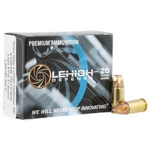 Lehigh Defense 9mm Luger 90gr FTM Handgun Ammo - 20 Rounds