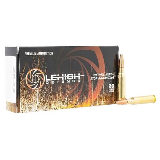 Lehigh Defense 308 Winchester 152gr Rifle Ammo Ammo - 20 Rounds 20 Rounds Ammo