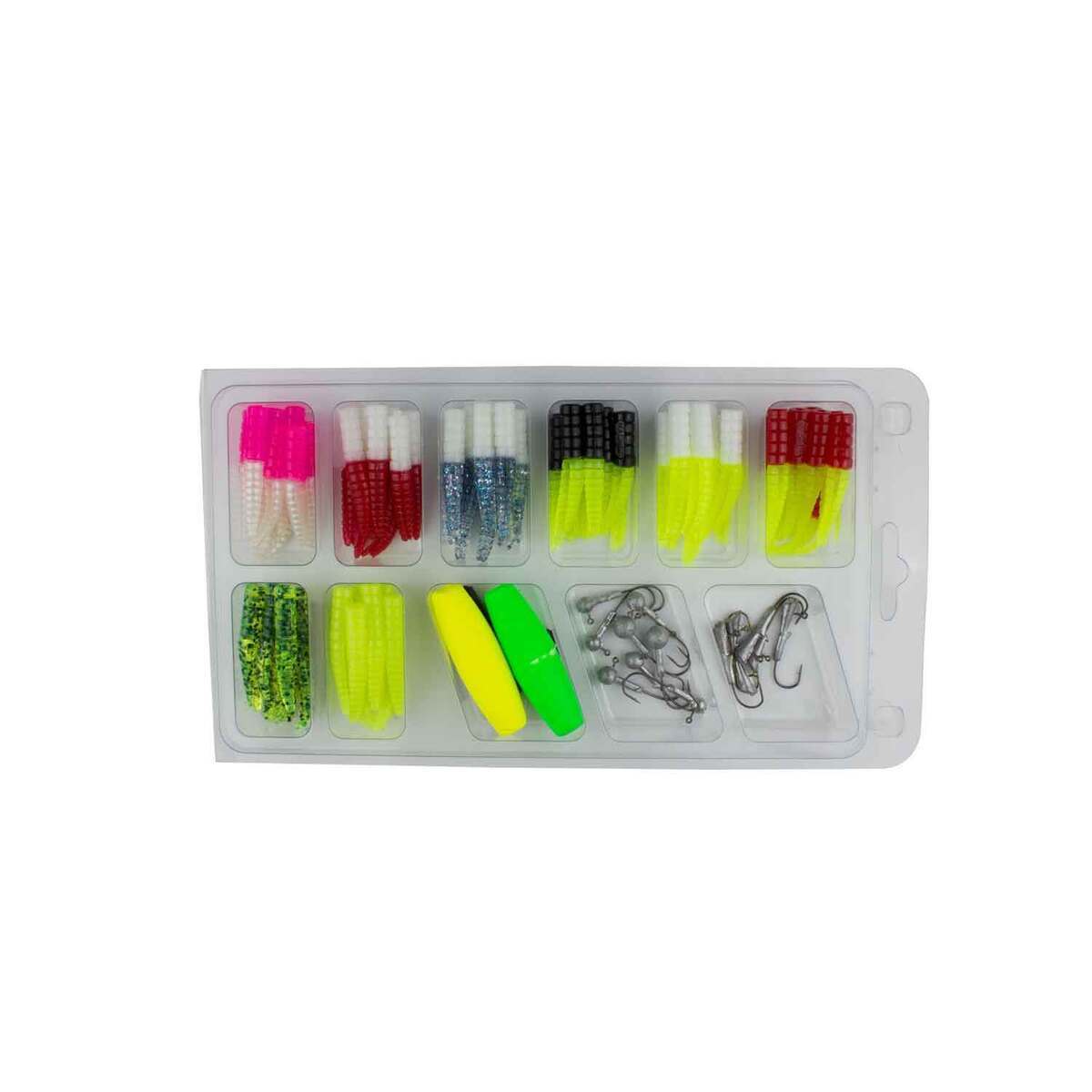 Leland Lures Crappie Magnet 96 Piece Kit - Assorted - Assorted Leland Lures Crappie Magnet 96 Piece Kit - Assorted - Assorted