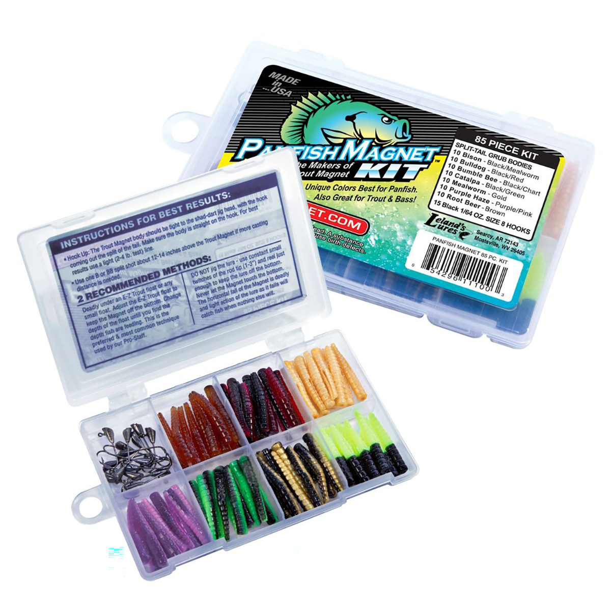 Leland Lures Panfish Magnet Kit - Assorted, 1/64oz, 1-1/4in - Assorted Leland Lures Panfish Magnet Kit - Assorted, 1/64oz, 1-1/4in - Assorted