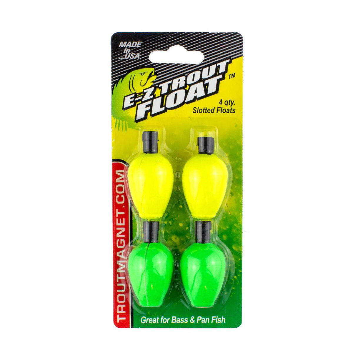 Leland Lures Trout Magnet E-Z Trout Float Bobber - Yellow Green - Yellow Green Leland Lures Trout Magnet E-Z Trout Float Bobber - Yellow Green - Yellow Green