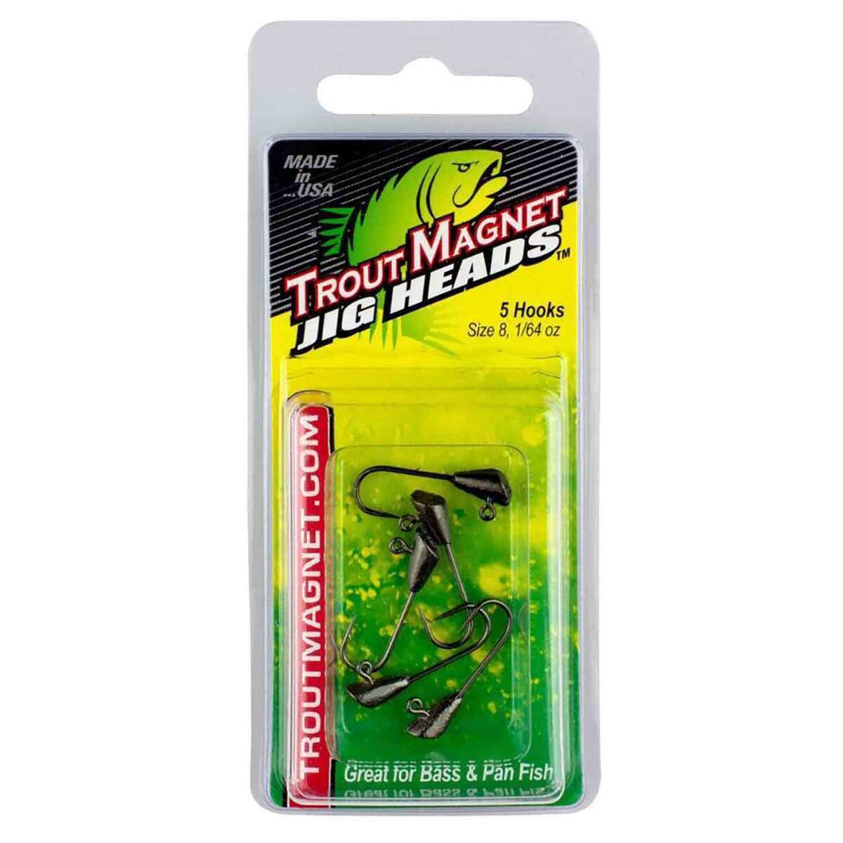 Leland Lures Trout Magnet Jig Heads - Black, 1/64oz - Black 8 Leland Lures Trout Magnet Jig Heads - Black, 1/64oz - Black 8