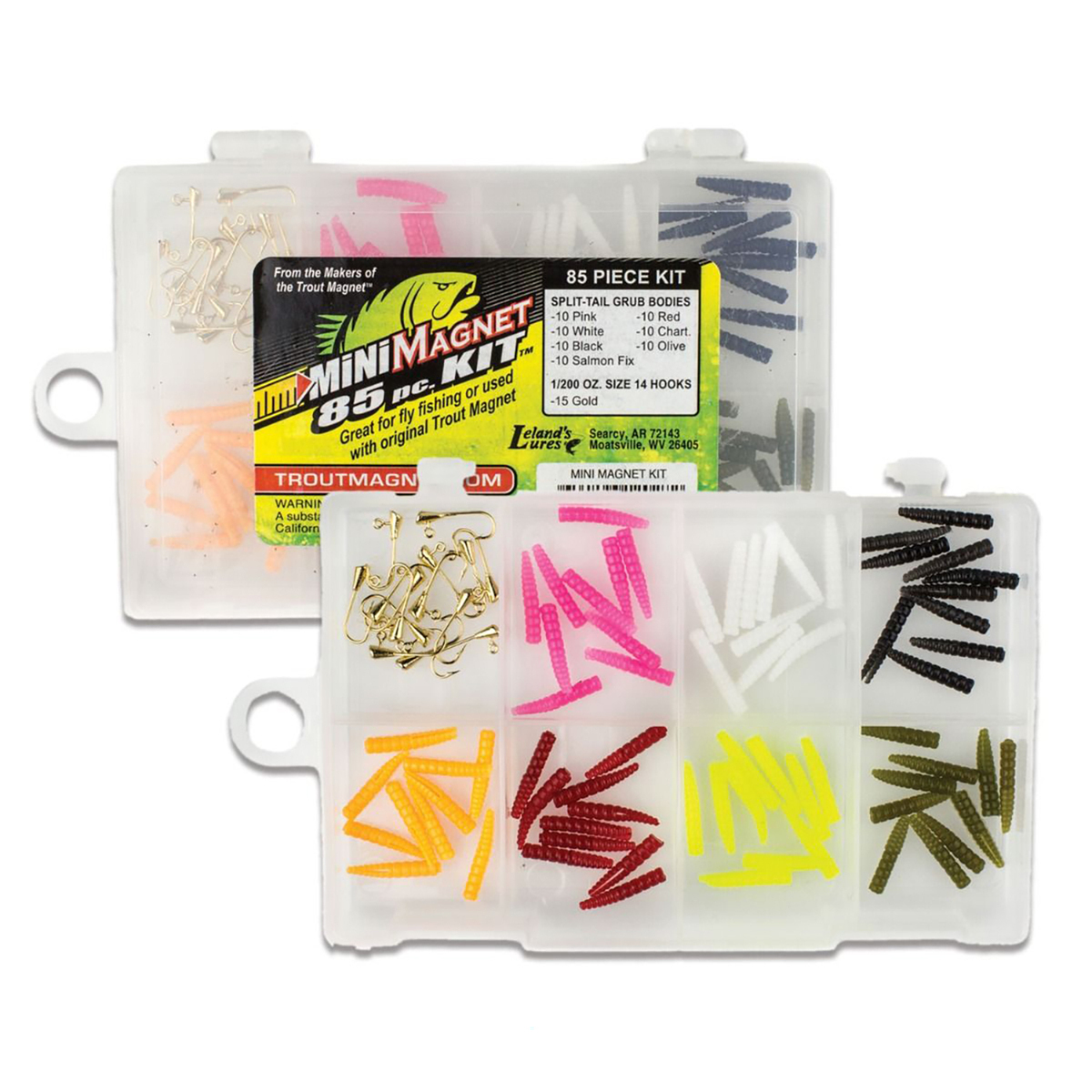 Leland Lures Trout Magnet Mini Magnet Kit - Assorted, 1/200oz - Assorted Leland Lures Trout Magnet Mini Magnet Kit - Assorted, 1/200oz - Assorted