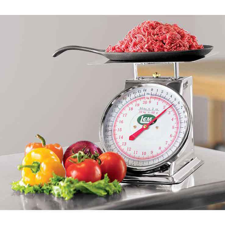 LEM 44 Pound Stainless Steel Scale LEM 44 Pound Stainless Steel Scale