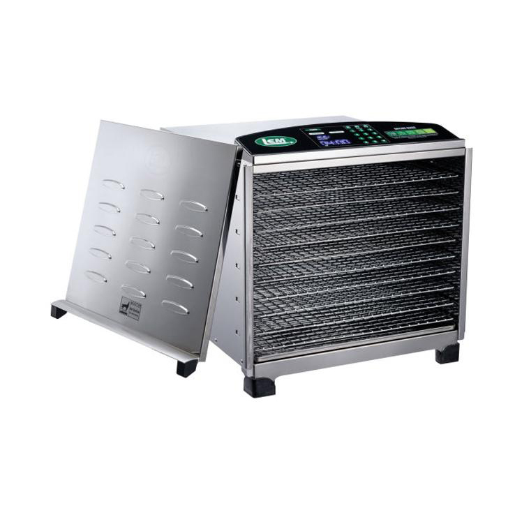 LEM Digital Stainless Steel 10 Tray Dehydrator Silver LEM Digital Stainless Steel 10 Tray Dehydrator Silver