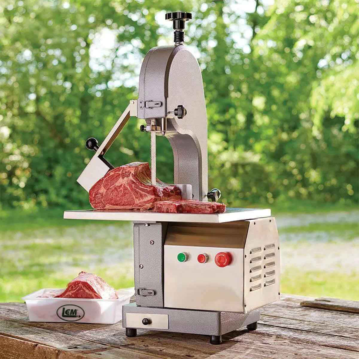LEM Electric Table Top Meat Saw - Stainless LEM Electric Table Top Meat Saw - Stainless
