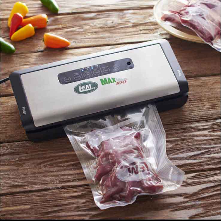 LEM MaxVac 100 Vacuum Sealer - Black/Silver LEM MaxVac 100 Vacuum Sealer - Black/Silver
