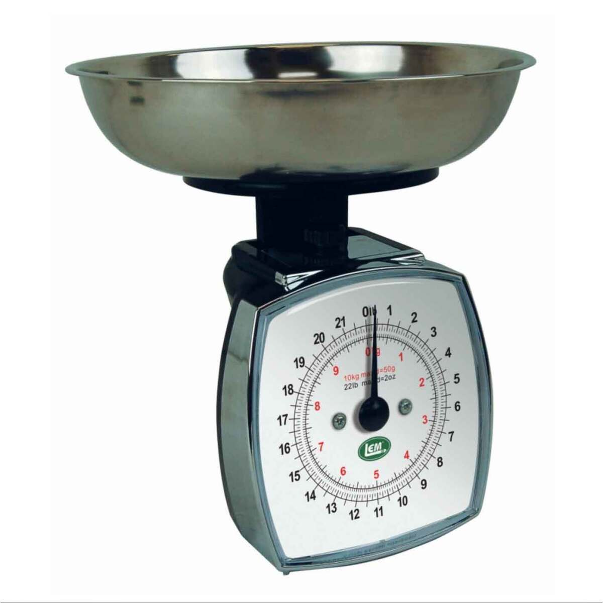 22lb Kitchen Scale with Stainless Steel Storage Container & Lid