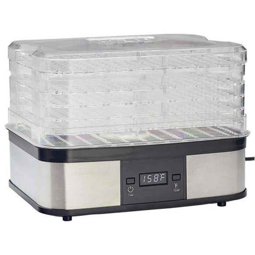 LEM Products 5 Tray Digital Dehydrator - Clear/Silver