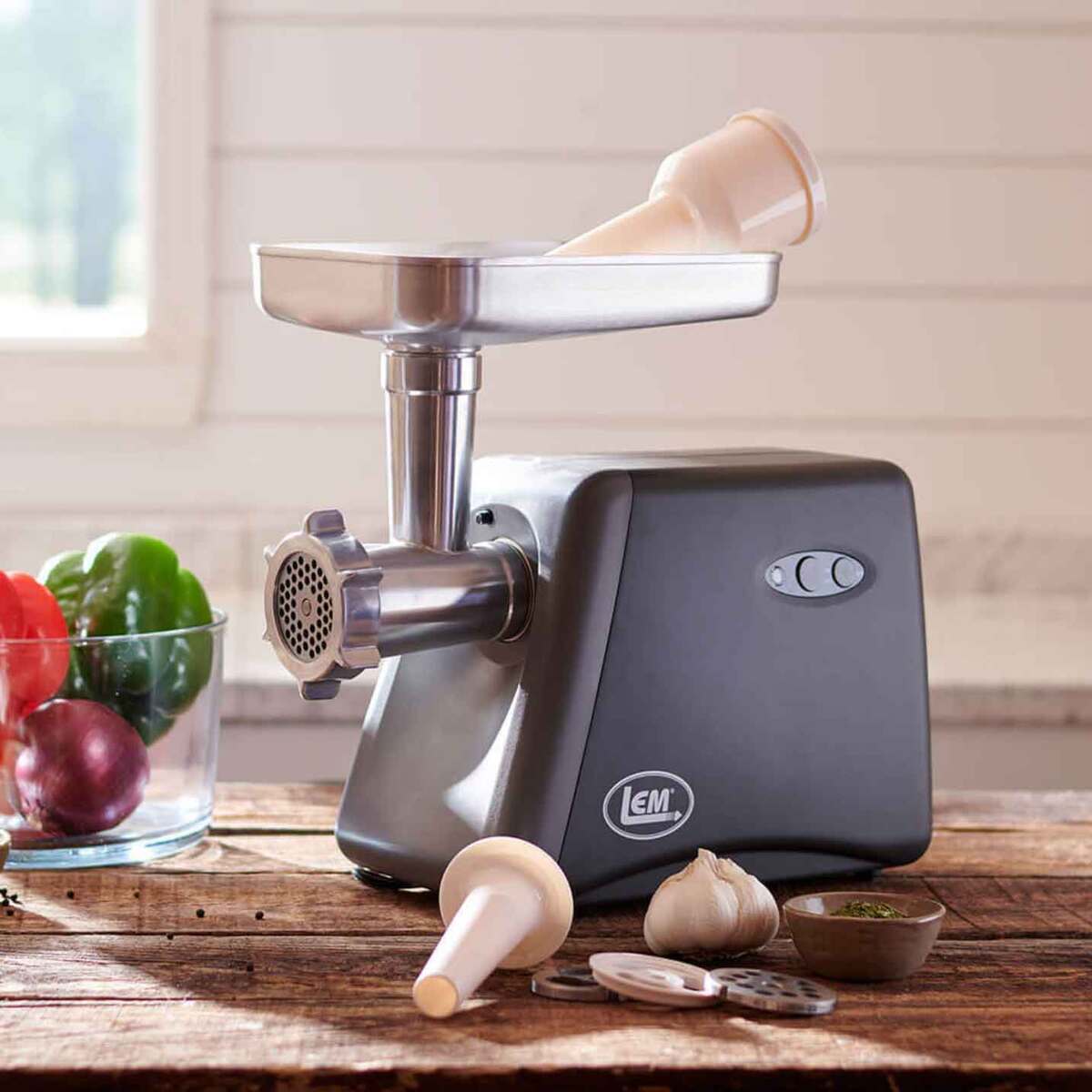 LEM Products 8 575 Watt Meat Grinder Gray 8 Sportsman s Warehouse lem-products-8-575-watt-meat-grinder-gray-8-sportsman-s-warehouse