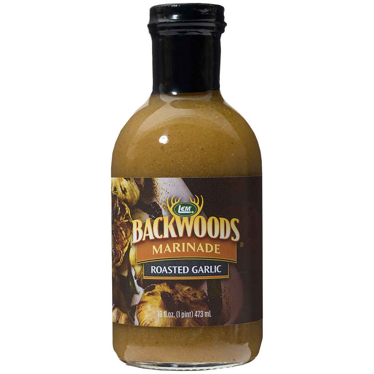 LEM Products Backwoods Roasted Garlic Marinade - 16oz - 16oz LEM Products Backwoods Roasted Garlic Marinade - 16oz - 16oz
