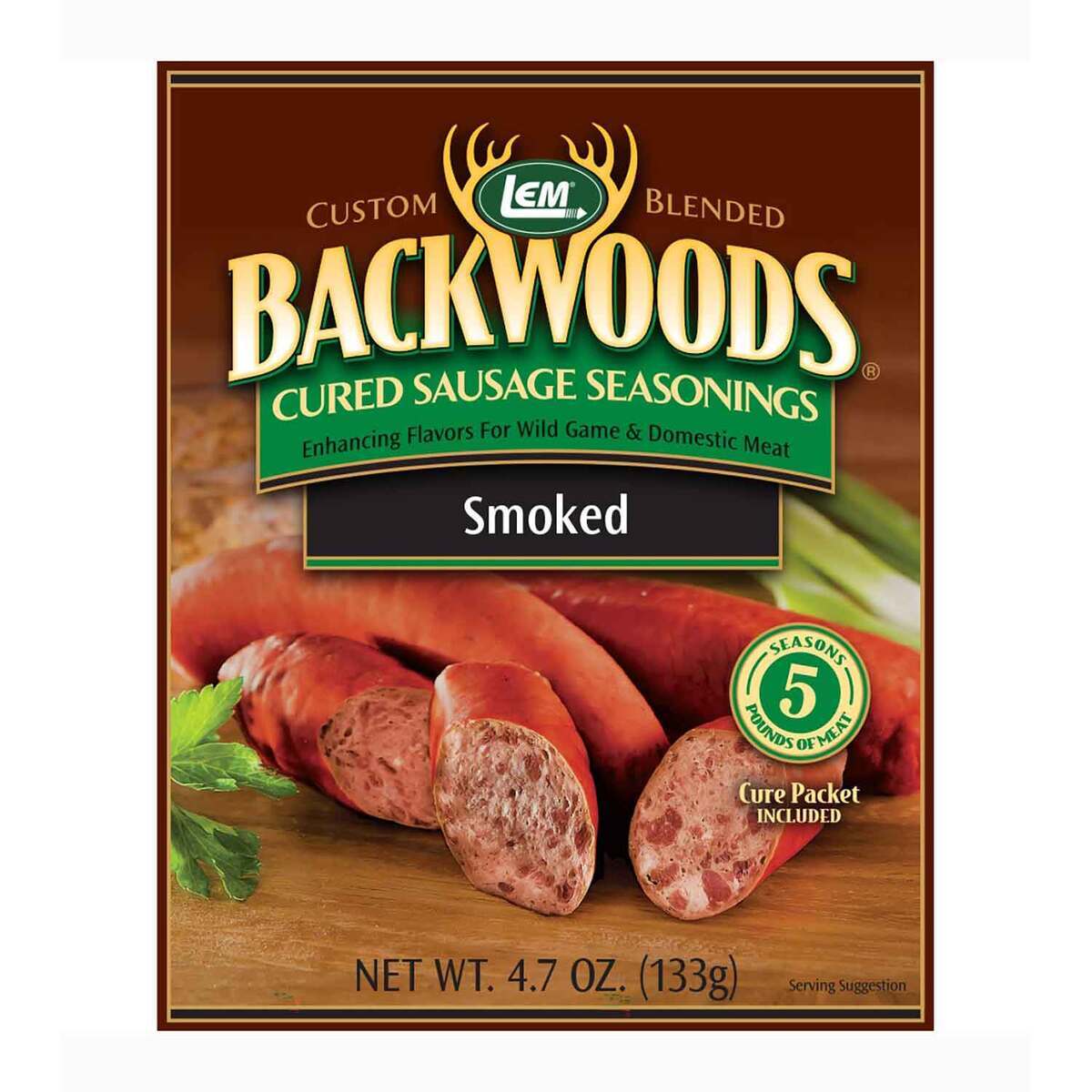 LEM Products Backwoods Smoked Sausage Cured Sausage Seasoning - 4.7oz - 4.7oz LEM Products Backwoods Smoked Sausage Cured Sausage Seasoning - 4.7oz - 4.7oz