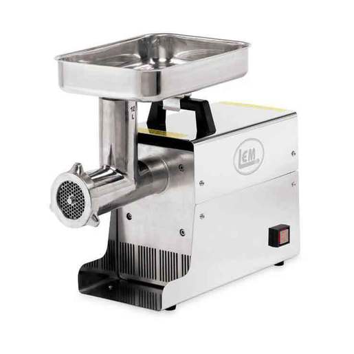 LEM Products Big Bite No. 12 - .75 Horsepower Stainless Steel Meat Grinder - Silver #12 - Lem Products