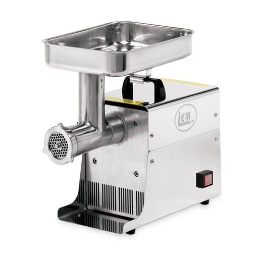 LEM Products Big Bite No. 8 - .5 Horsepower Stainless Steel Meat Grinder - Silver #8 - Lem Products