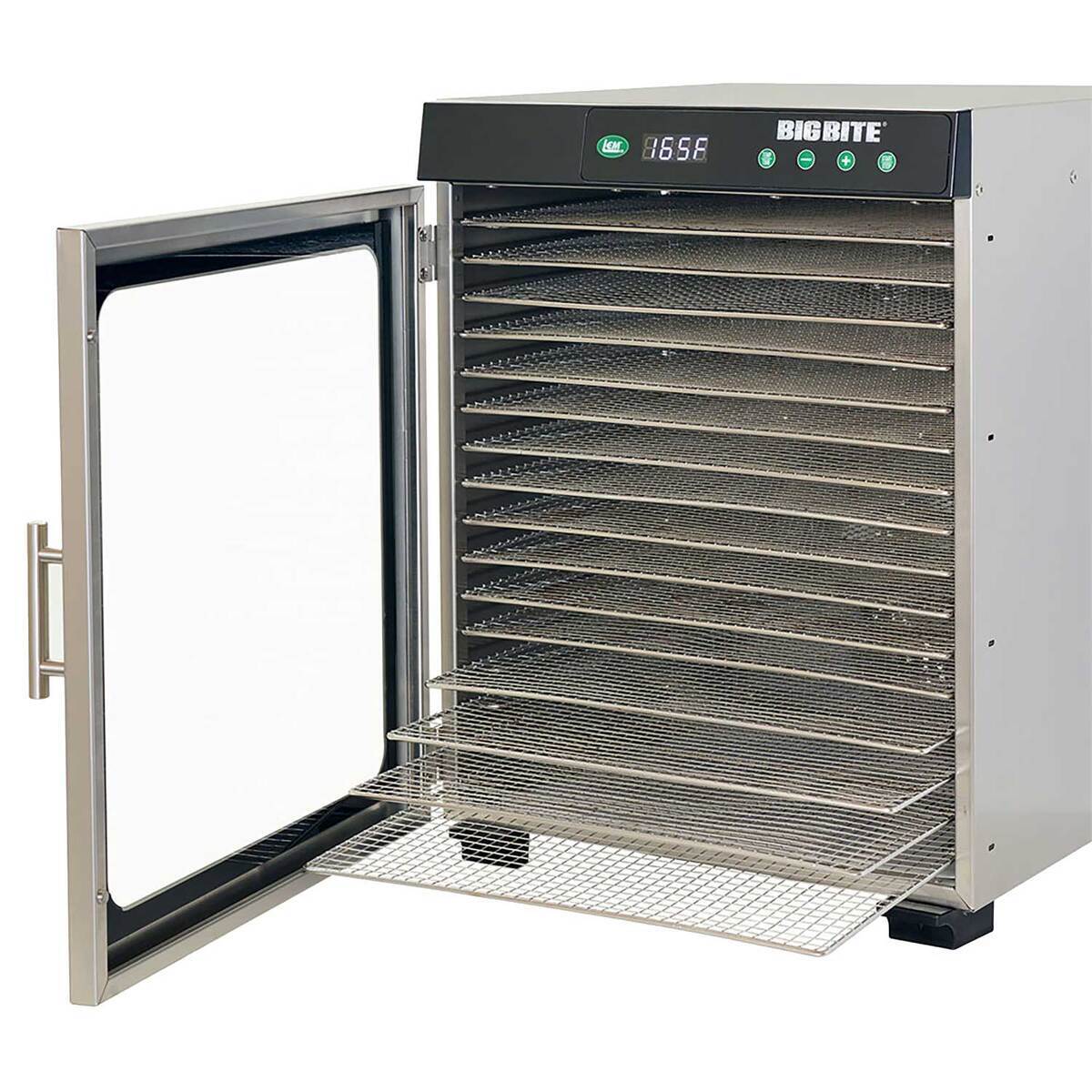 LEM Products BigBite Satinless Steel 16-Tray Dehydrator - 1200 Watts - Silver LEM Products BigBite Satinless Steel 16-Tray Dehydrator - 1200 Watts - Silver
