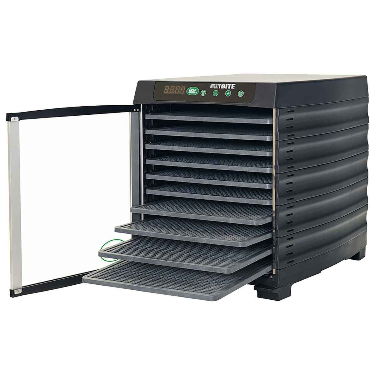 LEM Products MightyBite 10-Tray Dehydrator - 800 Watts - Black LEM Products MightyBite 10-Tray Dehydrator - 800 Watts - Black