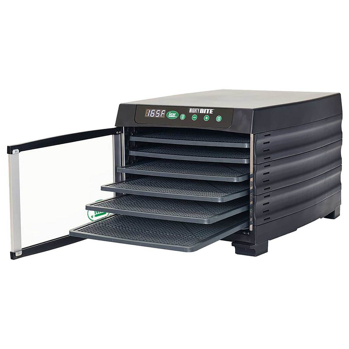 LEM Products MightyBite 6-Tray Dehydrator - 800 Watts - Black LEM Products MightyBite 6-Tray Dehydrator - 800 Watts - Black