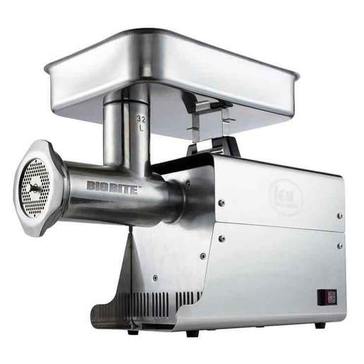 LEM Stainless Steel Big Bite Electric No. 32 Meat Grinder - Silver #32