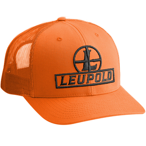 Leupold Blaze Orange Reticle Trucker Hat