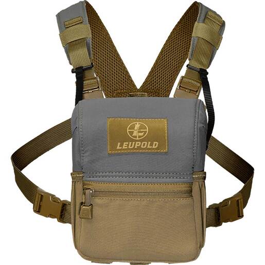 Leupold Enclosed Binocular Harness – Tan/Grey