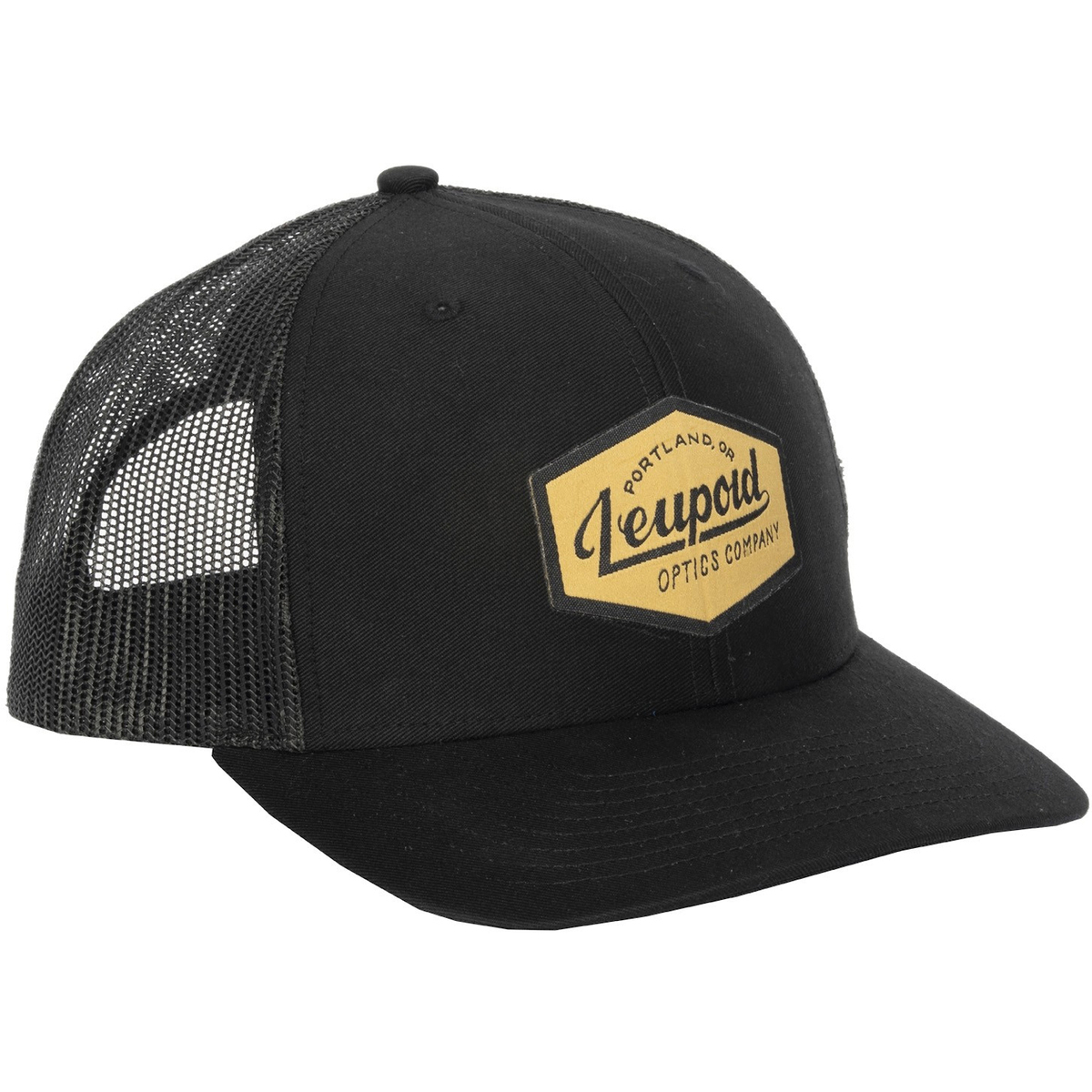 Leupold Gold Label Trucker Hat - Black - Black One Size Fits Most Leupold Gold Label Trucker Hat - Black - Black One Size Fits Most