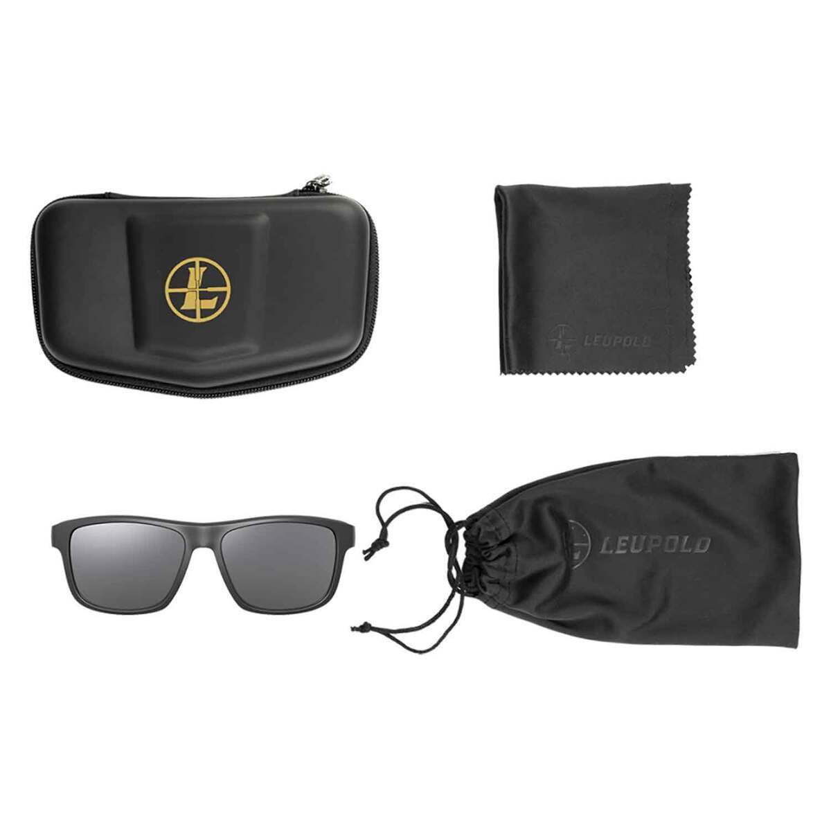 Leupold Katmai Polarized Sunglasses - Black/Shadow Gray Flash - Adult Leupold Katmai Polarized Sunglasses - Black/Shadow Gray Flash - Adult