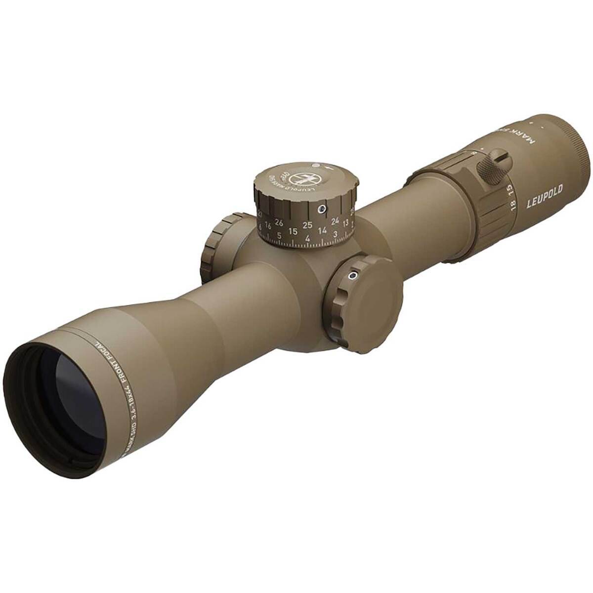 Tan Rifle Scope Leupold Mark 5HD 3.6-18x 44mm Rifle Scope - Illuminated Tremor3 ...