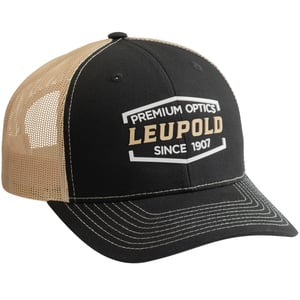 Leupold Premium Optics Trucker Hat - Black
