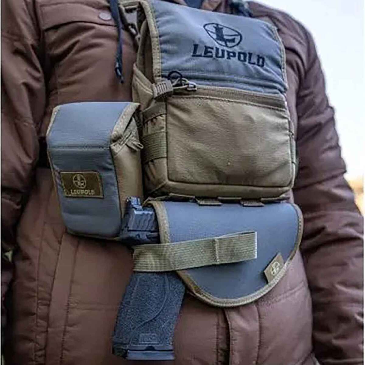 Leupold Pro Guide Semi Auto Outside the Waist Band Holster - Gray Leupold Pro Guide Semi Auto Outside the Waist Band Holster - Gray