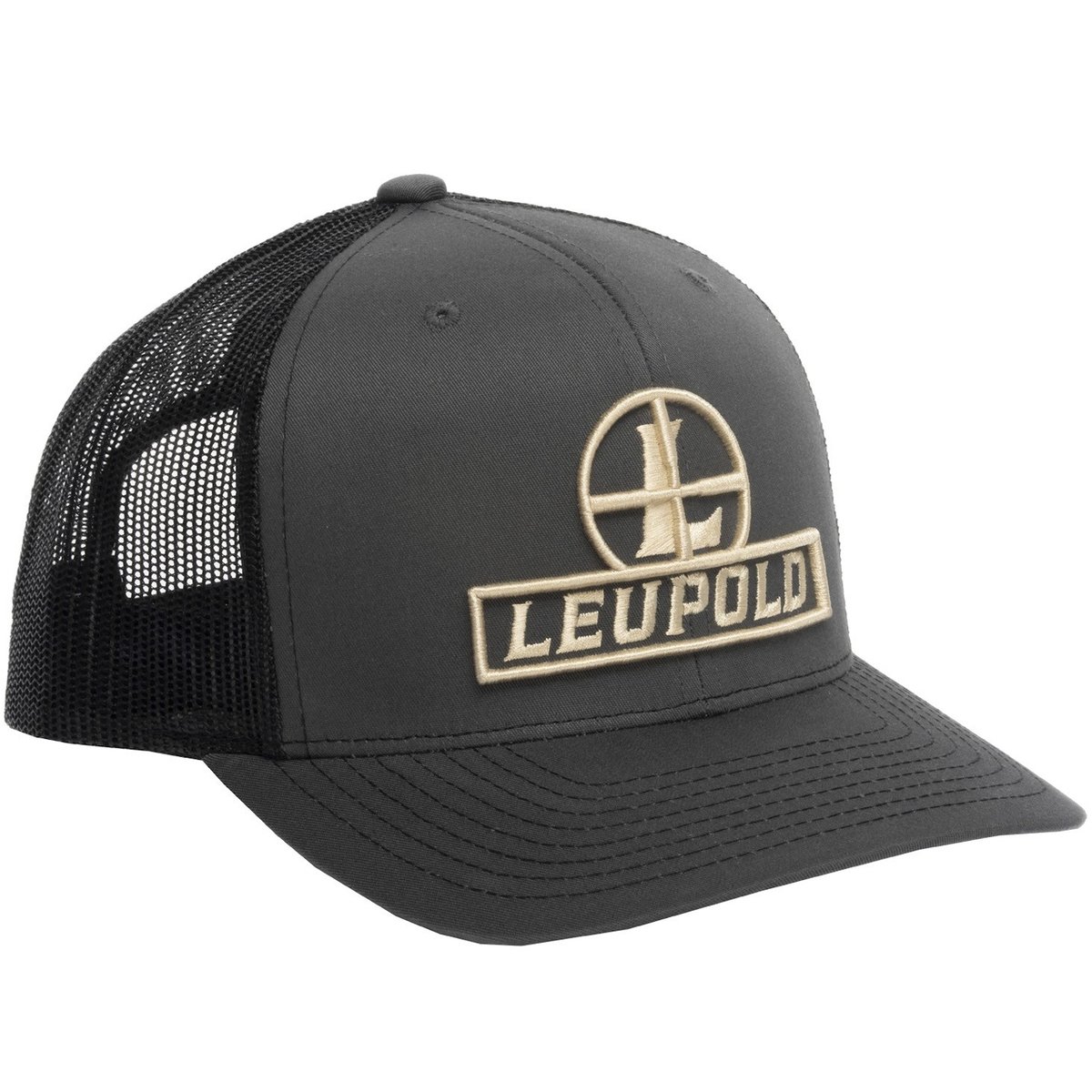 Leupold Reticle Trucker Hat - Gray - Gray One Size Fits Most Leupold Reticle Trucker Hat - Gray - Gray One Size Fits Most