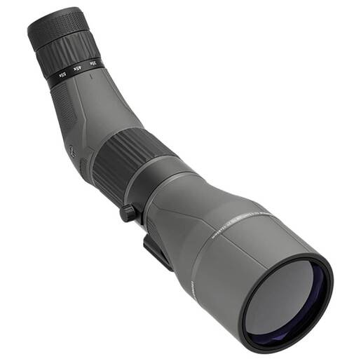 Leupold SX-5 Santiam HD 27-55x80 Spotting Scope - Angled - Gray