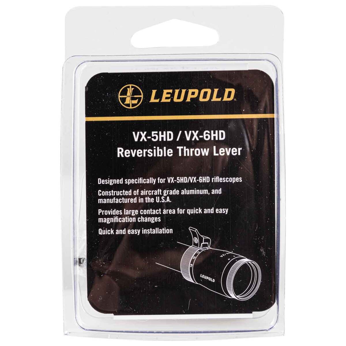 Leupold VX-5HD & VX-6HD Throw Lever - Black Leupold VX-5HD & VX-6HD Throw Lever - Black