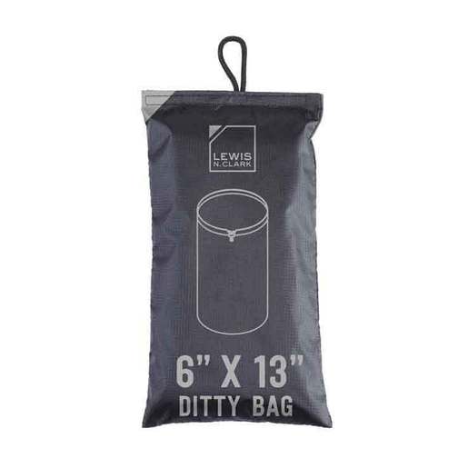 Lewis N. Clark Ditty Bags - Black 3in x 8in
