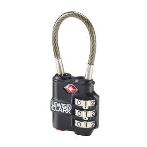 Lewis N. Clark Travel Sentry Indicator Heavy-Duty Cable Lock