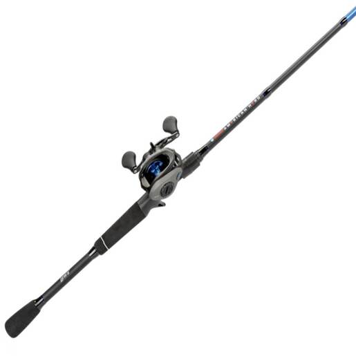 Lew's American Hero Fishing Baitcast Combo - Gray/Black/Blue 32mm